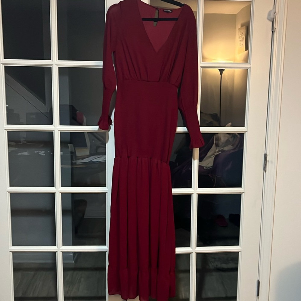 COPY - Burgundy mermaid gown